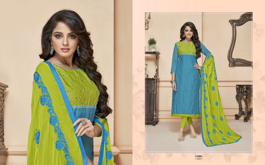 Muskan Vol-62 Kaavya Creation Design Dress Materials Muskan Vol-62 Kaavya Creation Design Dress Materials